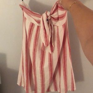 Forever 21 strapless striped dress